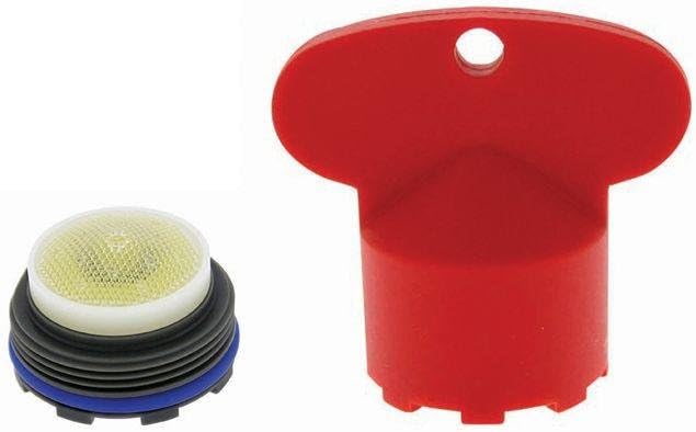 Neoperl Faucet Junior PCA Cache Aerator High Flow Filter Screen 2.2 GPM, M21.5x1, Size JR With Tool Key, for Delta for Moen for Kohler JU