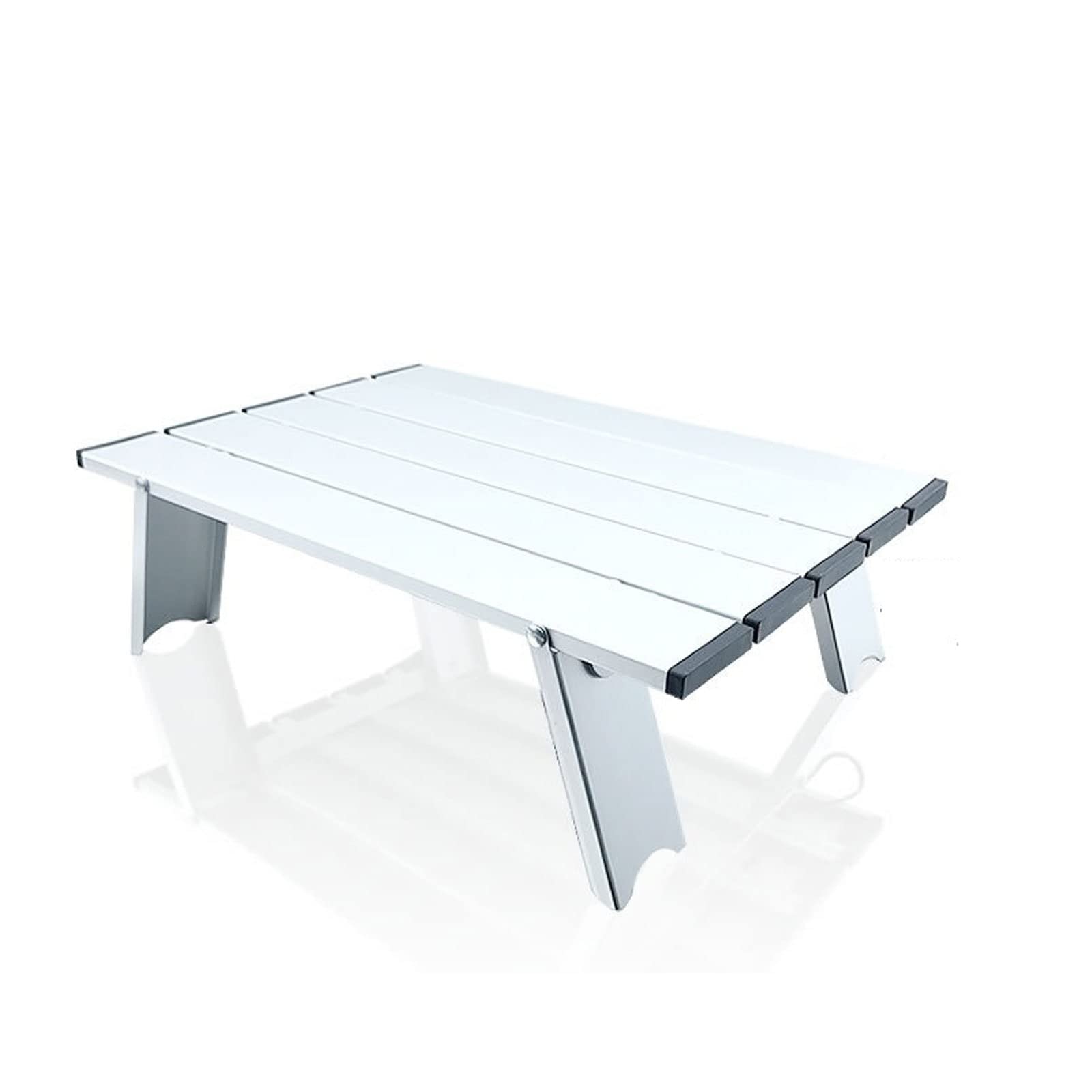 Table de camping pliante ultralégère et compacte en aluminium brossé - 8
