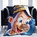 Searster$ Fleece Blanket Couverture Pinocchio Couverture Adulte Chaude Super Douce avec Flanelle Anti-Boulochage Douce pour Enfants Adultes - 50X40 po