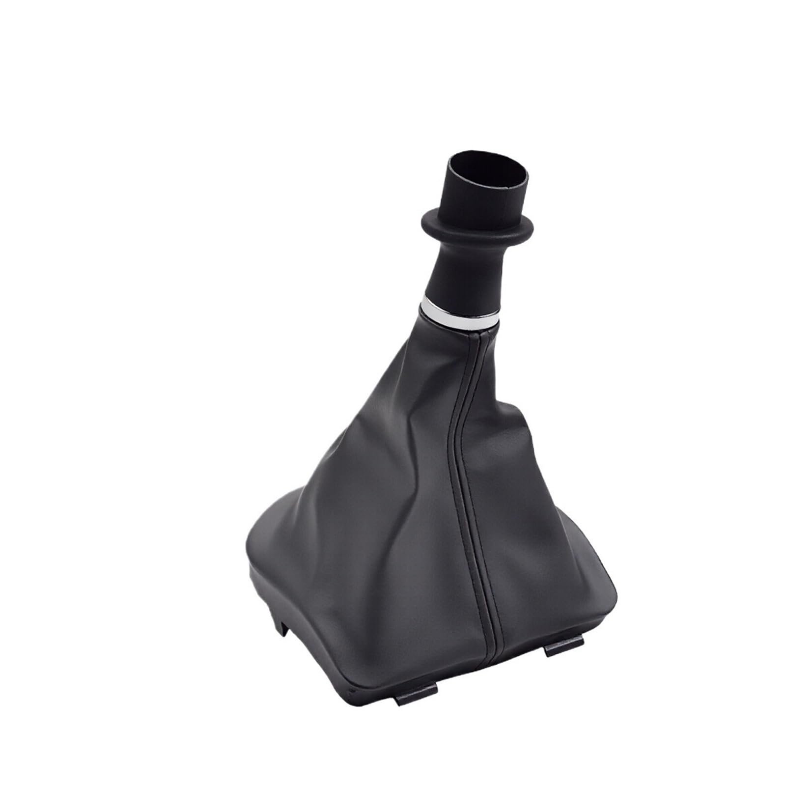 Qwqaab Gaiter Boot Manual Gear Knob For Vw For Transporter For Multivan For Caravelle T6 T7 2016-2020 Black Manual Gear Shift Knob Pu 5/6 Speed(Gaiter Boot)