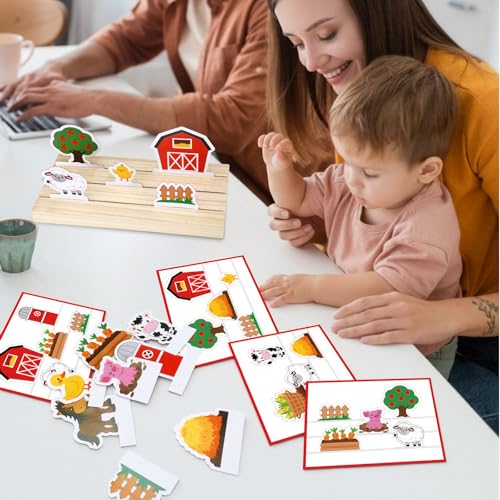 Vicenpal Juego Educativo de Granja para Niños 35 Piezas miniatura 6