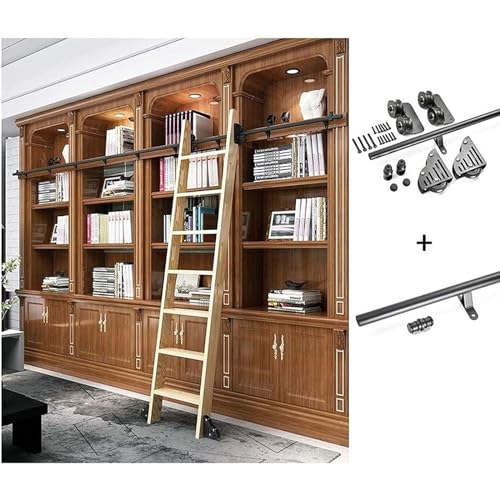 Matériel échelle coulissante quincaillerie rail mobile acier rond 400 cm pour intérieur
