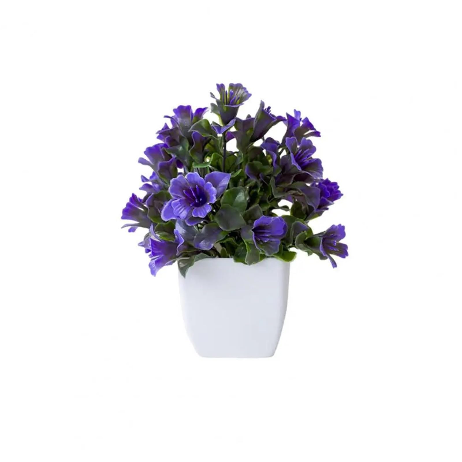 HUWOYG 2PCS Fake Potted Plant No-fade Artificial Lilac Bonsai Realistic Simulated Green For Home Decoration For Home