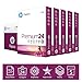 HP Printer Paper | 8.5 x 11 Paper | Premium 24 lb | 5 Ream Case - 2500 Sheets | 100 Bright | Made in USA - FSC Certified | 115300C