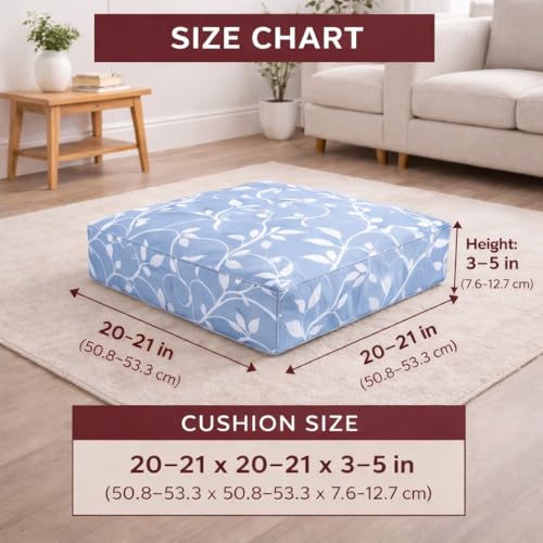 Image of STITCHNEST 'Contour Fit Series' Stretchable Printed Wooden Sofa Cover (Pack of 6) - Elastic Wooden Chair Cover | Wooden Sofa Seat Cover | Size - 20-21 x 20-21 x 3-5 in