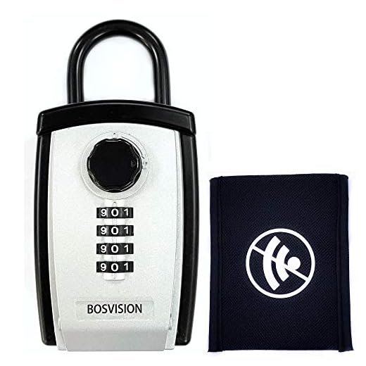 Is ok to put car keys in carry on luggage Bosvision Portable Lock Box with Faraday Bag