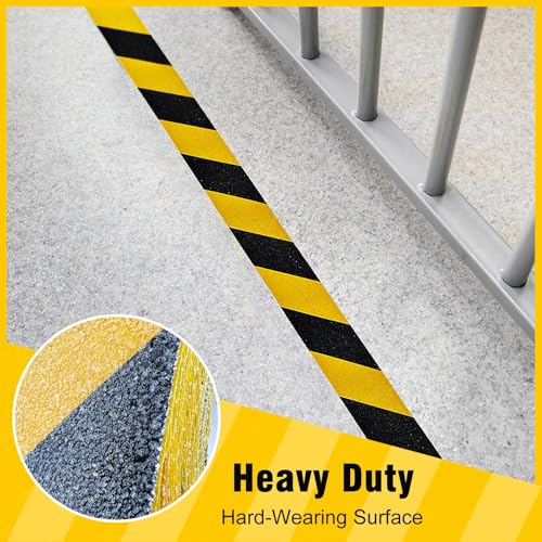 S&X Fita Antiderrapante Preta/Amarela, 2