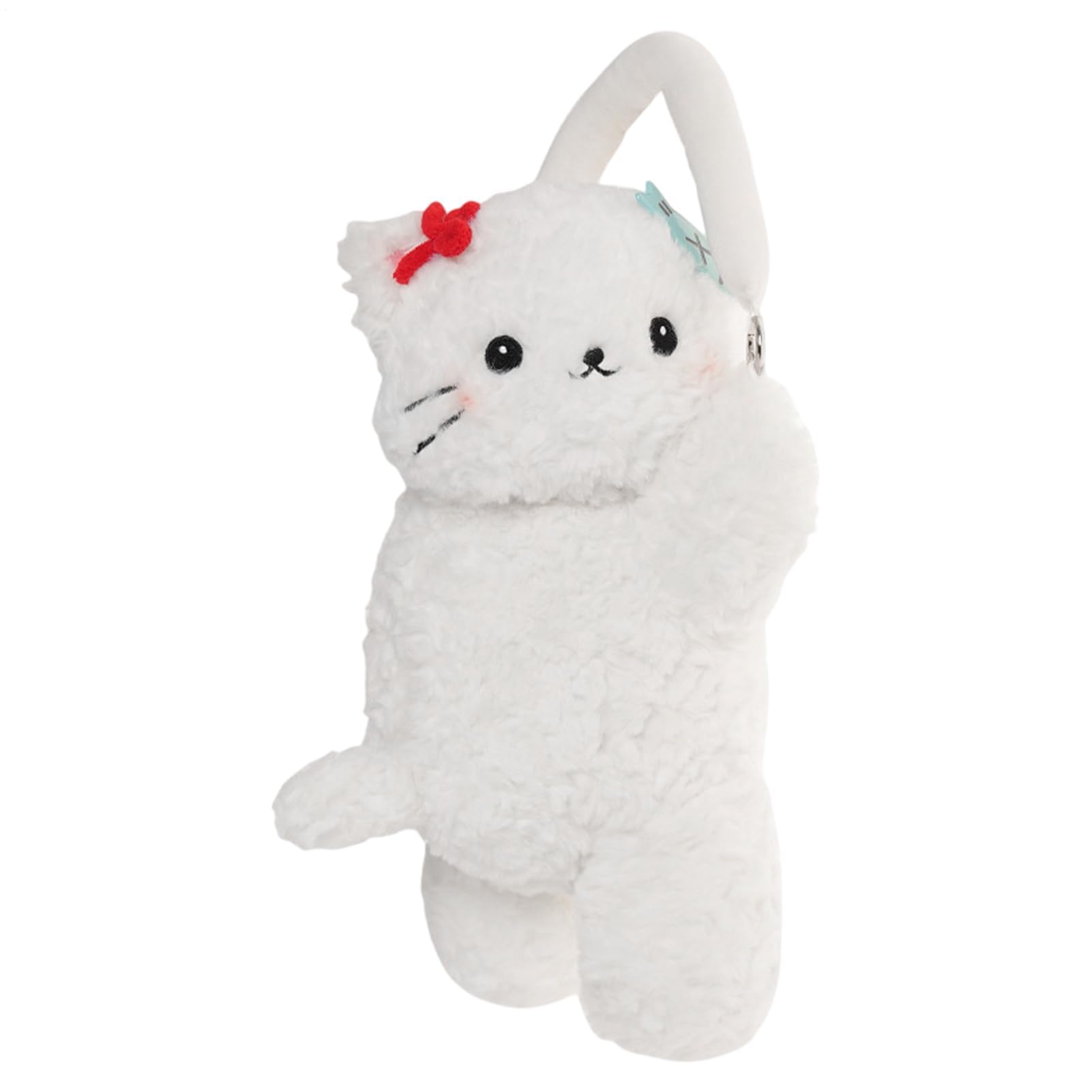 vfdaSWQQ Tissue Boxes, Adorable Plush Car Holder, Stuffed Animal Tissue Box, Buckle Napkin Container