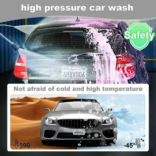 image for QUANQIUFEI 2 Pack Bling License Plate Frames for Women, Sparkly Rhines