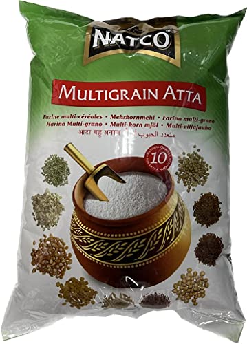 veenas Natco Multigrain Atta 10KG | Nutritious and Healthy | 100% Pure and Natural | Supports Immunity | Pure Multigrain Atta | Indian Origin