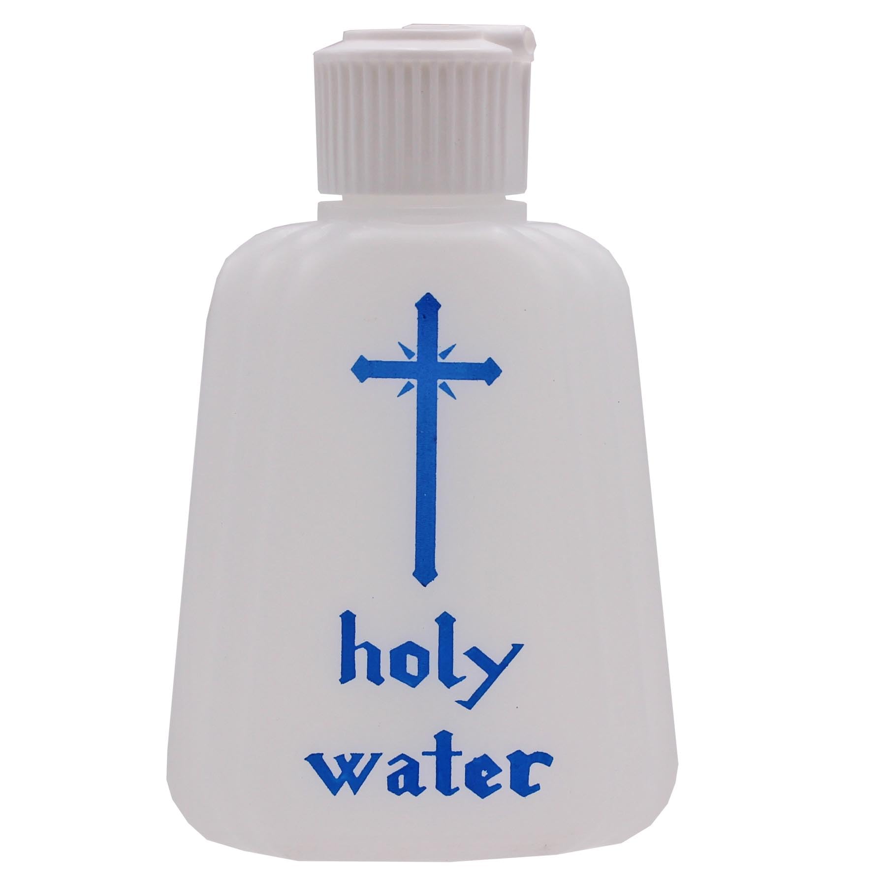 CBC Distributors Holy Water Bottle 150ml Reusable Empty Plastic Dispenser with Easy Flip Sprinkle Top (1)