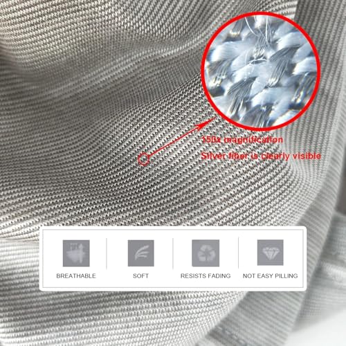 Gorra transpirable con blindaje EMF y bloqueo eficaz de redes 5G 3
