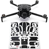 WRAPGRADE Skin Stickers Compatible with DJI Mini 5 Pro (Black Bumpy Camo)