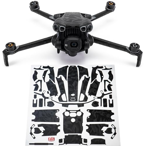 WRAPGRADE (���b�v�O���[�h) �t�����b�v �X�L���V�[�� DJI Mini 5 Pro�ɑΉ� (�u���b�N�o���s�[�J��)