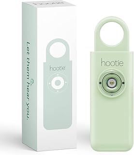 Personal Keychain Alarm for Women, Men, and Kids Protection - Hand Held Safety Siren for Self Defense and Emergency, Loud Pocket and Key-Chain-Safe Sound Device with Panic Strobe Light, Mint