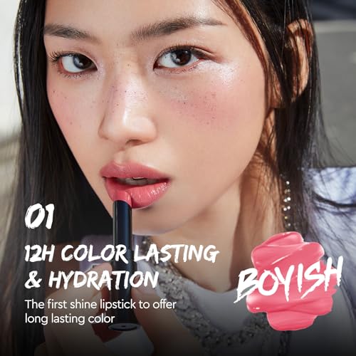 HERA Sensual Tinted Shine Stick 3.5g #105 BOYISH | 12HR Long-lasting Lipstick, Sheer & Buildable Lip Tint Stain, Hydrating Formula with Vitamin E, Smooth Finish and Luxurious Korean Makeup - Image 5