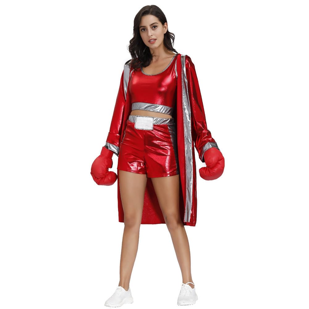 Lot de 3 peignoirs de boxe avec capuche personnalisés pour Halloween, fêtes d'anniversaire et événements à thème
