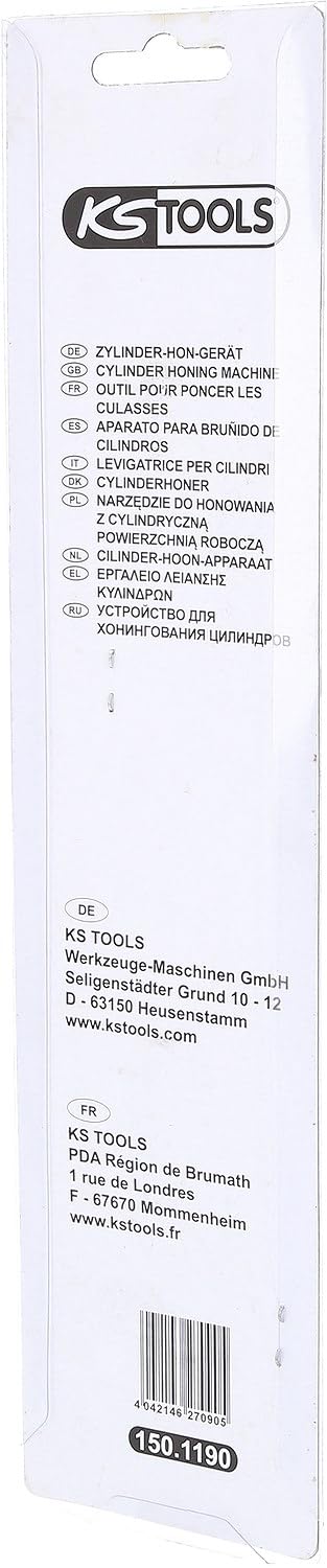 KS Tools - 150.1190 - Outil de déglaçage de cylindre - Pour tambours de freins Vl - Cloche d'embrayage Vl - Diamètre 32-89Mm - Câble électrique