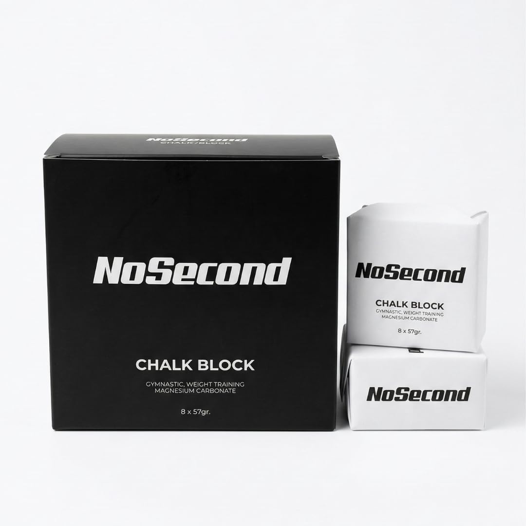 Magnesio (8 Bloques de Tiza) para Cross Training y Escalada | Tiza Antideslizante para Mejorar el Agarre y Absorber Humedad | Bloque de Carbonato de Magnesio Resistente al Sudor