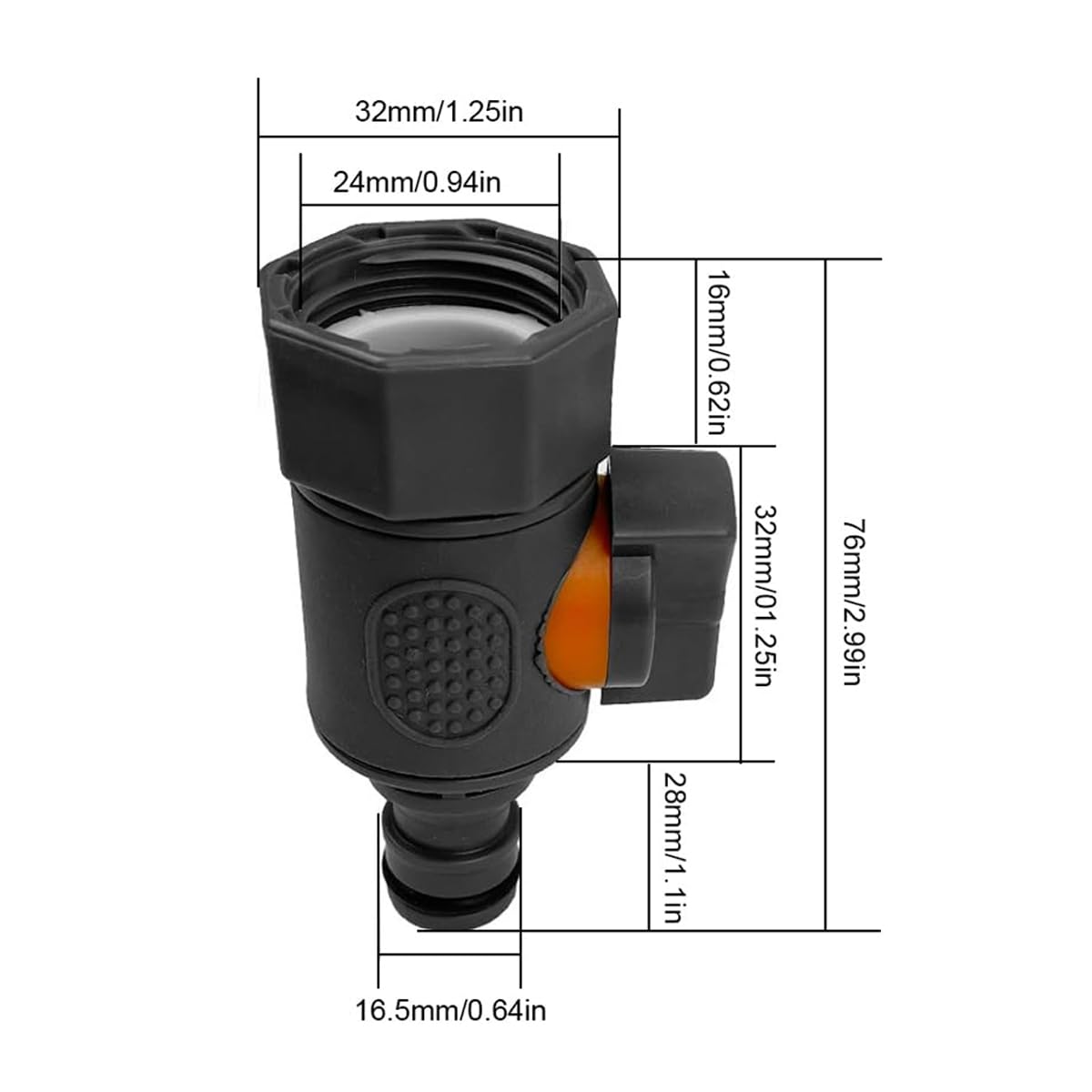 Lot de 8 filtres à eau pour camping-car avec crépine de rechange, adaptateur rapide 3/4" et vanne de régulation, et insert filtrant. Convient aux camping-cars et caravanes.