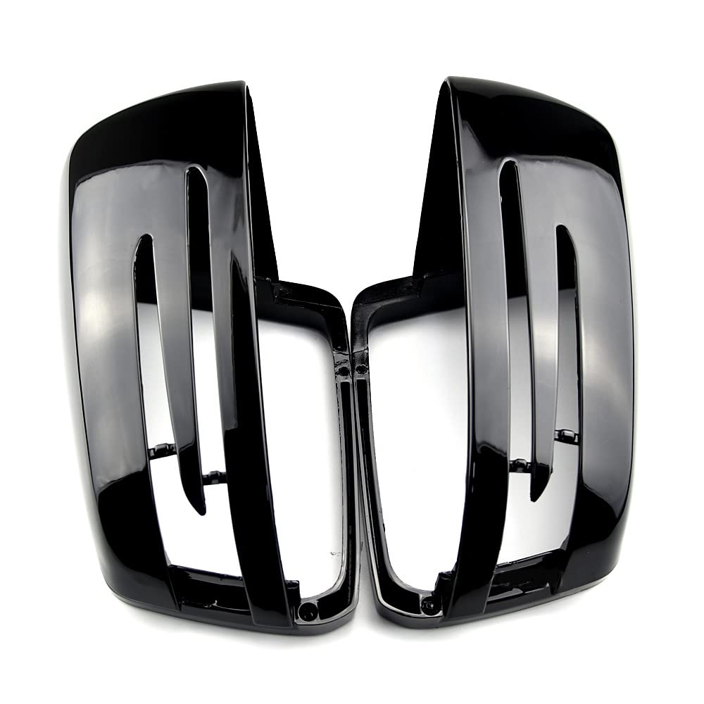 Coques de rétroviseur de voiture couvercle de rétroviseur latéral capuchon en plastique ABS style Compatible avec be-nz A B C E S CLA GLK GLA classe W176 W246 W204 W212 W221 X156 C117