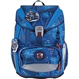 DerDieDas Schulranzen ErgoFlex Light Set 6-teilig Turbo Speed blau