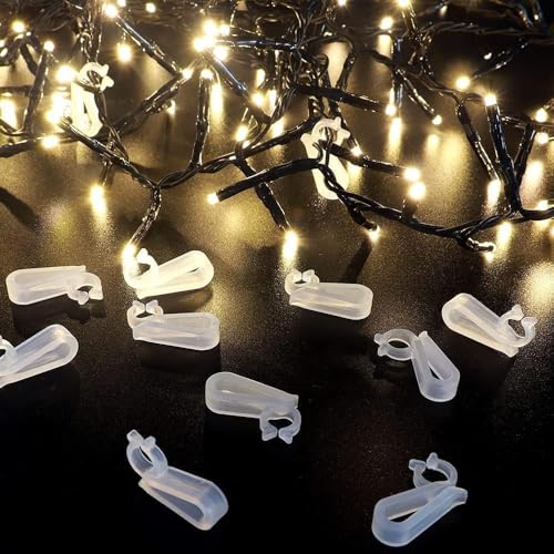 Vikdio 120 Pcs Gutter Hooks for Fixing Christmas Lights Holiday Lights Clips Mount to Gutters Shingles - Image 3