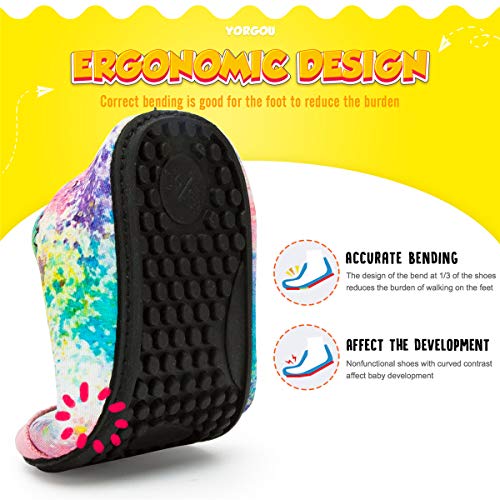 Yorgou Baby Strandschuhe Schwimmschuhe Badeschuhe Wasserschuhe Schnelltrocknende Aquaschuhe rutschfest Barfuss Schuh für Kinder Beach Pool
