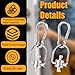 1pcs Locking Cap Key for 410A & R22 Refrigerant, Multi-Function Triple Refrigeration Locking Tools Accessories for Install and Removal HVAC Safety Covers Air Conditioning Equipment Servicing Hand Tool