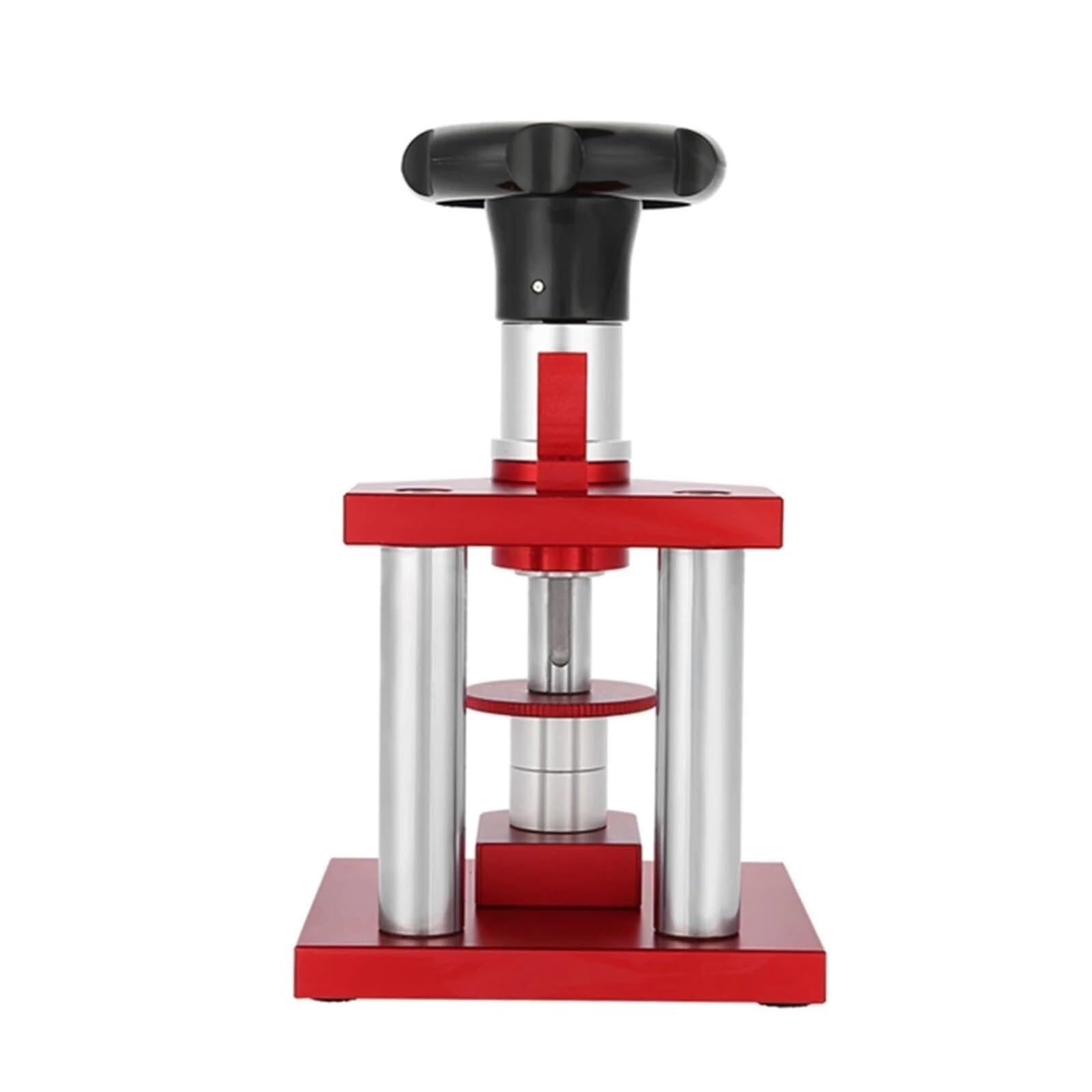 Máquina de prensado Herramienta De Reloj Tipo Tornillo, Prensador Cubierta Trasera Bisel Vidrio Con Troqueles, Herramientas Prensa Para Relojeros, Aficionados Al Bricolaje para bolsas