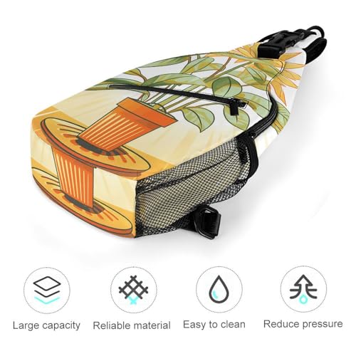 Sling Bag Mochila Crossbody Casual para Senderismo miniatura 5