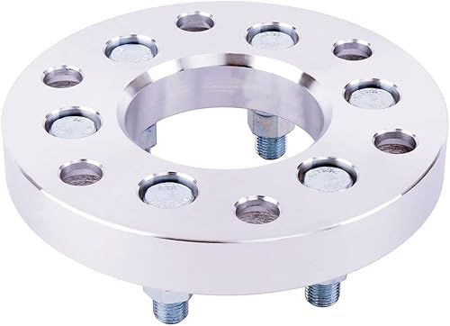 Miniatura 8 de DCVAMOUS 4 adaptadores de rueda de 6x135 a 6x5.5 de 1 pulgada con pernos de 14x2 compatibles con Ford 6 Lug 6x135 a 6x139.7 para F150 2004-2014