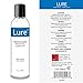 Topco Lure Natural Water-Based Lube, 8 oz Personal Lubricants. Ultimate Super Slick-Slippery-Long Lasting- Sensitive Skin Safe for Women,Men or Couple, 8 Fl Oz (Pack of 1)