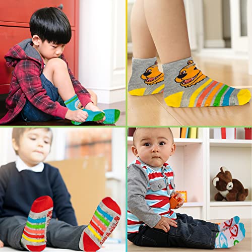 Accessory Supply Cocomelon Socks, 10-Pack Kids Socks For 6-24 Months & 2T-5T, Socks With Grips For Kids #TOP4