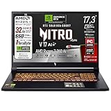 acer Notebook Gaming Nitro V17 Ai, Ryzen7 260, Ram 32Gb ddr5, SSD da 1Tb(512Gb X 2), Display 17,3" QHD da 165Hz, NVIDIA GeForce RTX 5060 8Gb GDDR7, Wi-Fi 6e, Thunderbolt 4.0, Win 11, Ready to use
