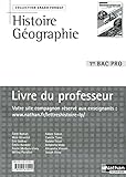  Histoire - Géographie - Éducation civique 1Ère BAC pro