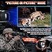 Nightiger Super Night Vision Binoculars with Ranging Function | Big Screen Long Viewing Range, Built-in 7000mAh Rechargeable Battery,10X Digital Zoom, Powerful Infrared Night Vision Goggles for Adults