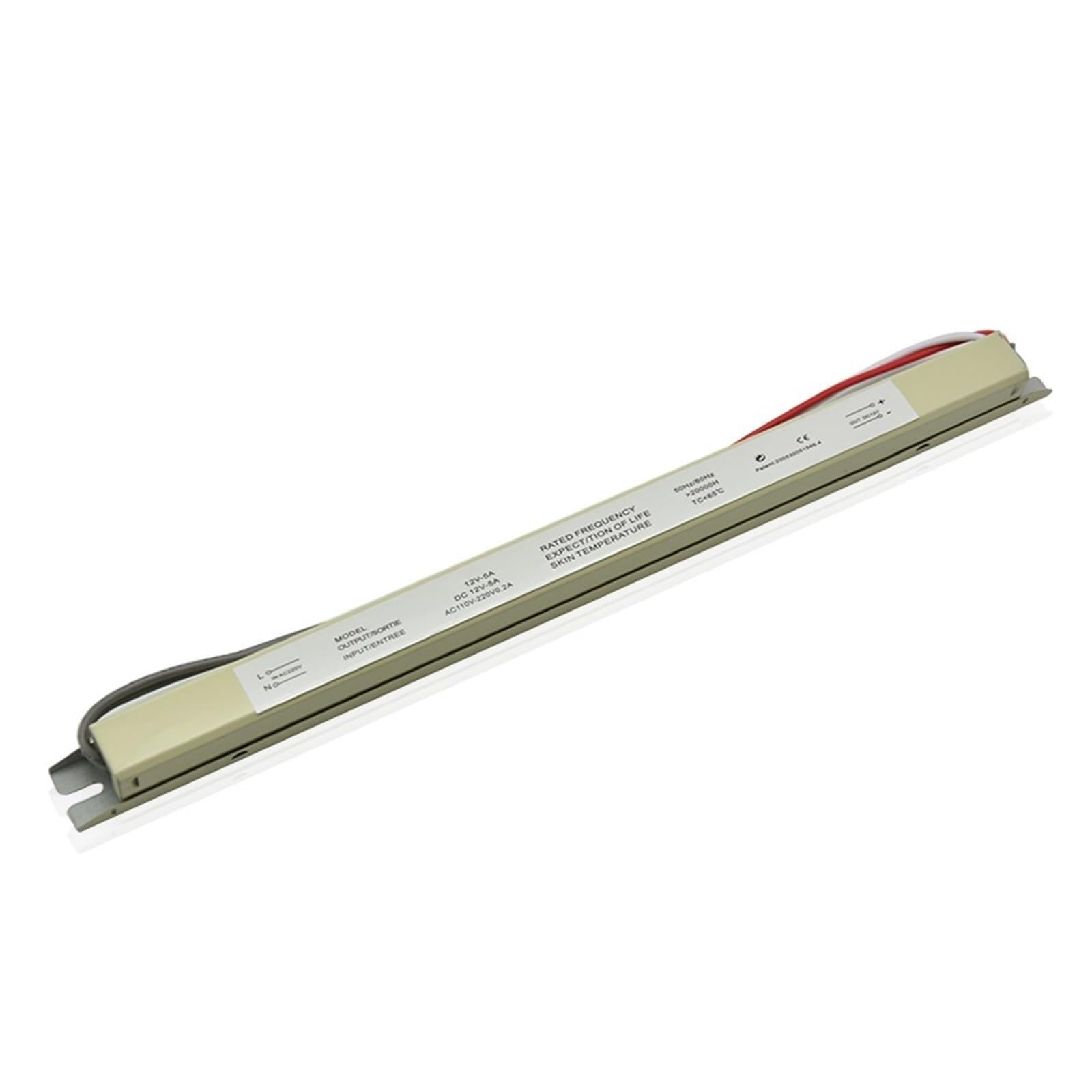 Bande lumineuse LED alimentation transfo mince 12V pour ambiance de salon chic