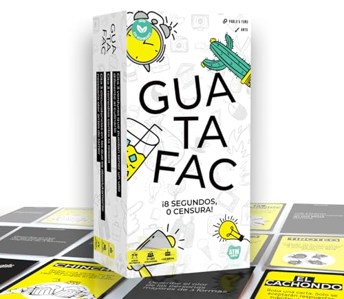GUATAFAC – Juego de Mesa - Juego de Cartas para Fiestas y Risas – Edición Español