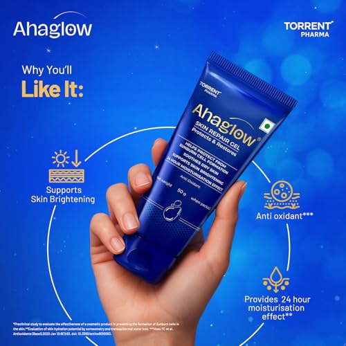 Image of Ahaglow Skin Repair Gel, A Repair Formula Designed To Restore The Integrity And Barrier Function Of Skin. 50g