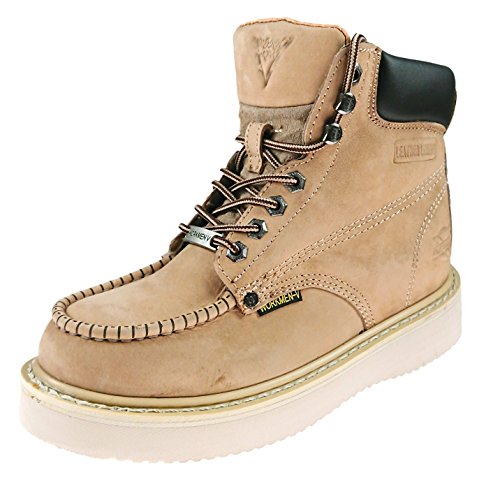 Men's Genuine Leather Work Boots Lace Up