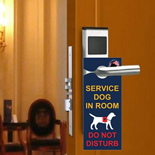 Workingservicedog.com Official Service Dog Travel Kit Includes Service Dog In Room - Do Not Disturb - Door-Hangers (Pack Of 5) And Ada/Faa Informational Handout Cards (Pack Of 5) #TOP4