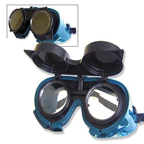 Neiko 53849A Flip-Up Style, ANSI Approved Comfort-Fit Welding and Torch Safety Goggles