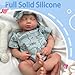 Realistic Reborn Baby Dolls Silicone Full Body Open Mouth - 20 Inch Lifelike Sleeping Newborn Baby Boy Doll Anatomically Correct