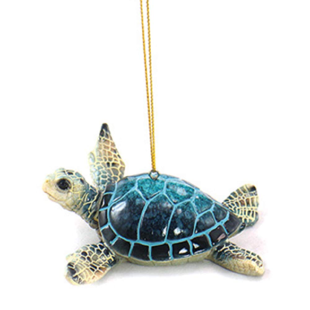 Embryant YXF-182 4.25 INCH Blue SEA Turtle Ornament, Multicolor