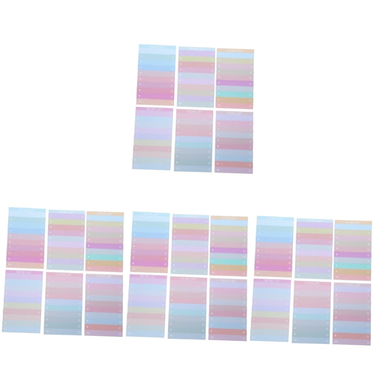 Tofficu 4 Ensembles Faire Du Pad Petit Bloc-notes Planificateur Non Daté Bloc-notes D'étude Planificateur Sans Date Le Cahier Faire Un Cahier Planificateur D'études Papier 12 Pièces * 4
