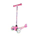 My Little Pony Self Balancing Kick Scooter with Light Up Wheels, Extra Wide Deck, 3 Wheel Platform, Foot Activated Brake, 75 lbs Limit, Kids & Toddlers Girls or Boys, for Ages 3 and Up