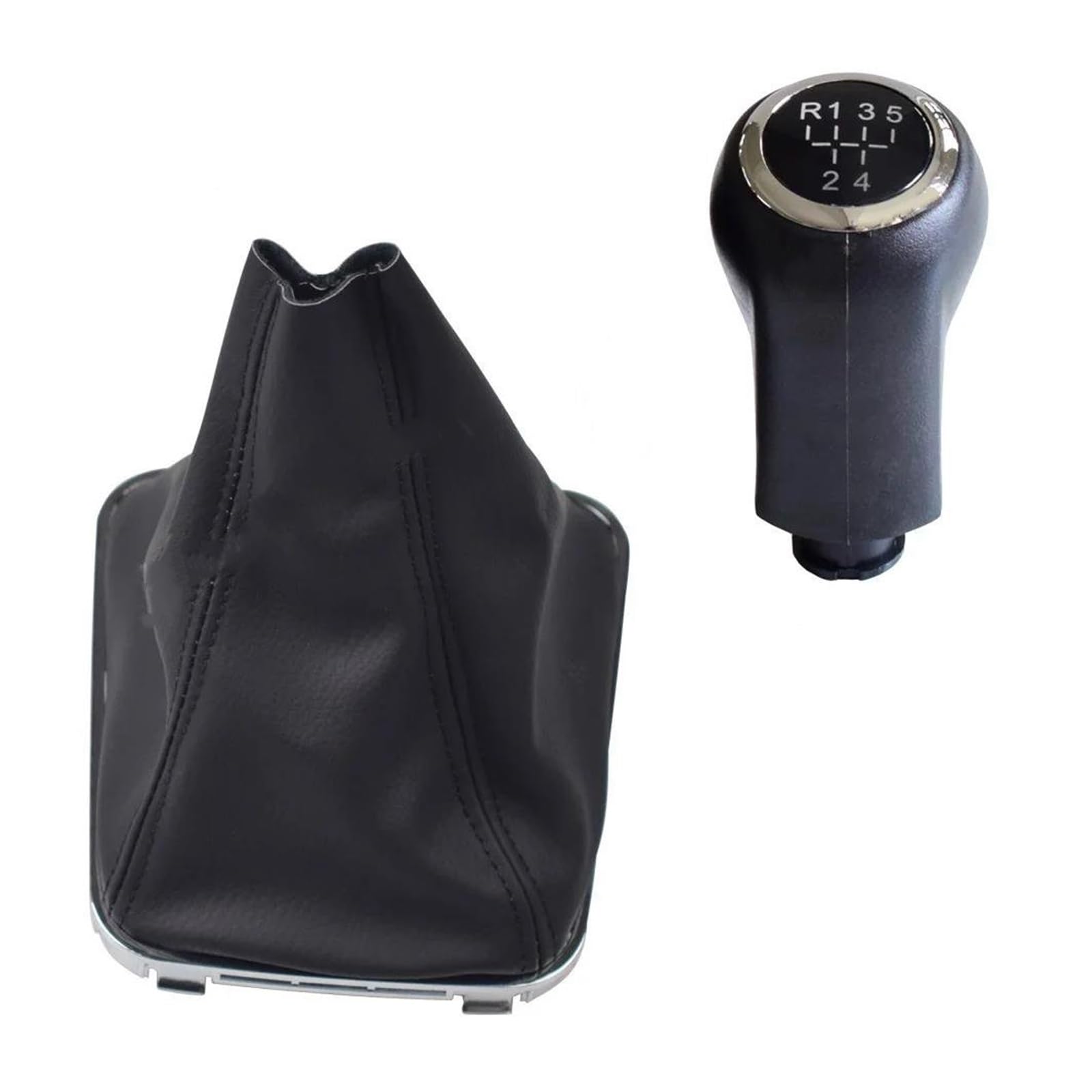 Ltqsiv 5 Speed-Set For Opel For Vauxhall For Zafira B 2005-2014 5/6 Speed Manual Gear Shift Knob Gaiter Boot Cover Case Gear Shift Knob(5 Speed-Set)