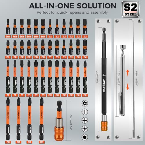 Upgraded 79-Piece Magnetic Impact Nut Driver Set