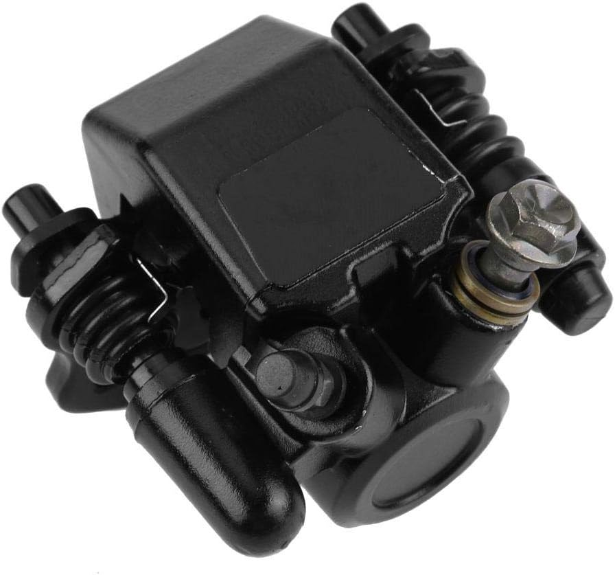 Dweekiy Rear Brake Caliper for 50cc 90cc 110cc ATV Quad Go Kart Roketa Sunl, Motorcycle Rear Brake Caliper Replacement, Heavy Duty Iron Black